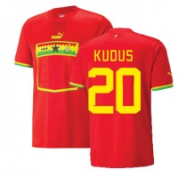 Ghana Mohammed Kudus #20 Fotballklær Bortedrakt VM 2022 Kortermet